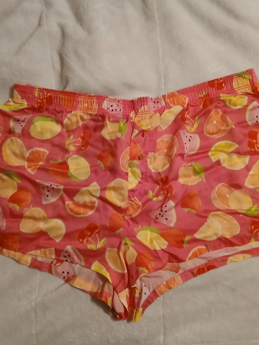 PINK Victoria's Secret Fruit Print Pajama Shorts